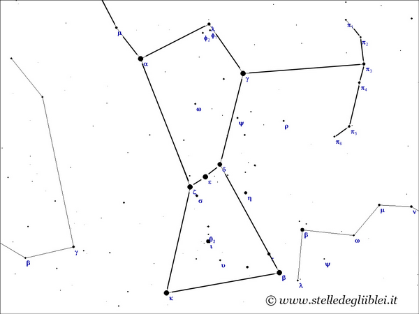 Cartina di Orione